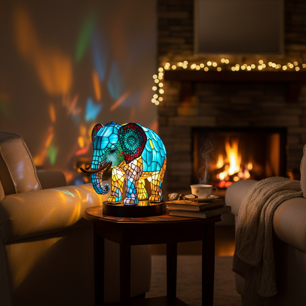 Elefante – Figura luminosa decorativa