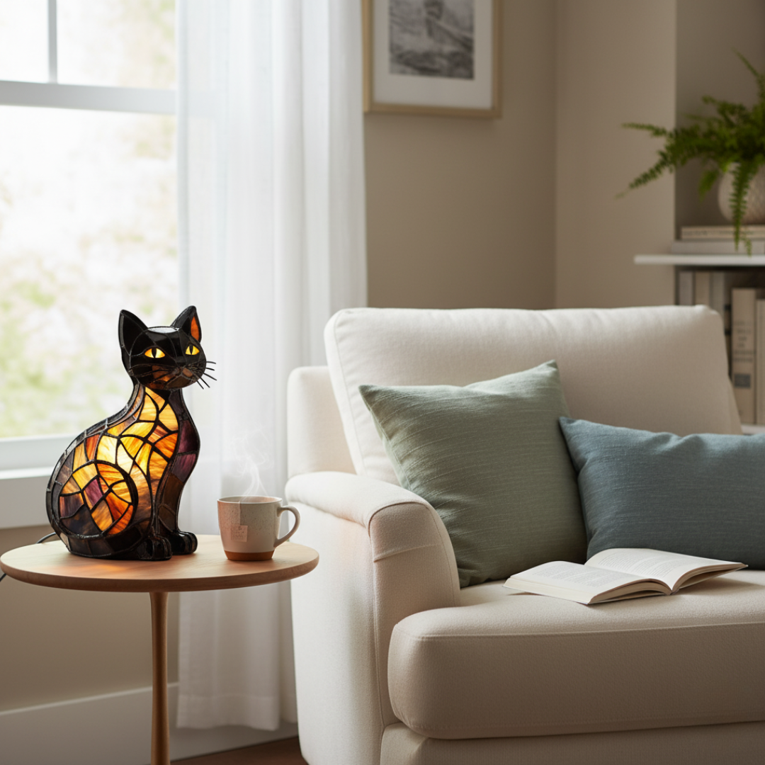 Chat – Figura luminosa de gato