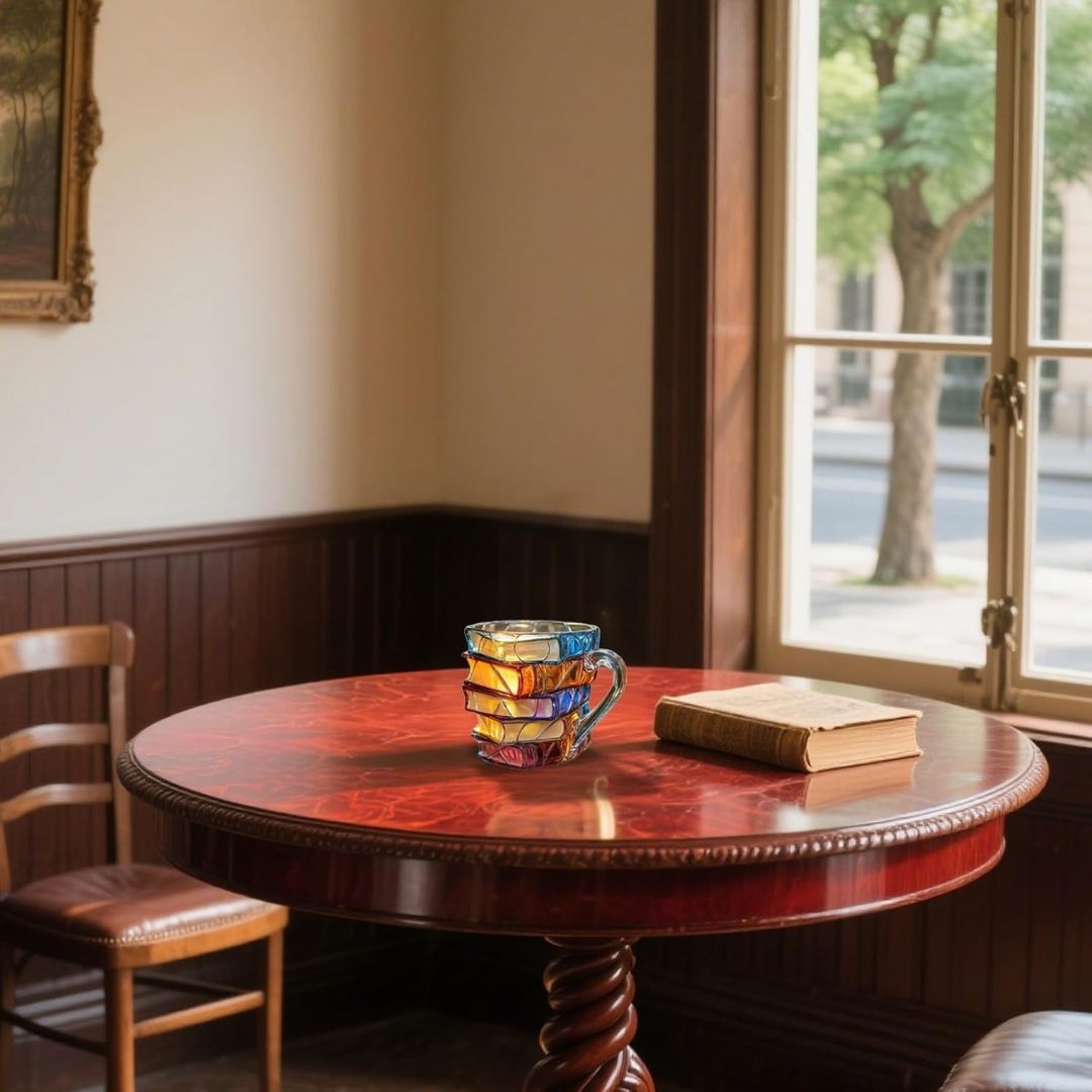 Lectura Feliz – Taza 3D hecha a mano para lectores