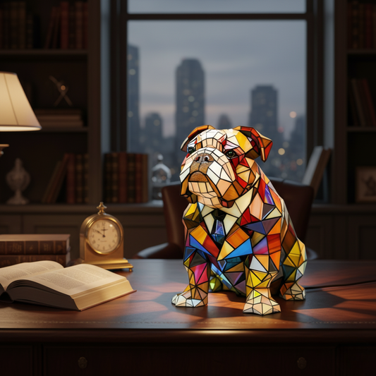 Charm – Figura luminosa de perro bulldog