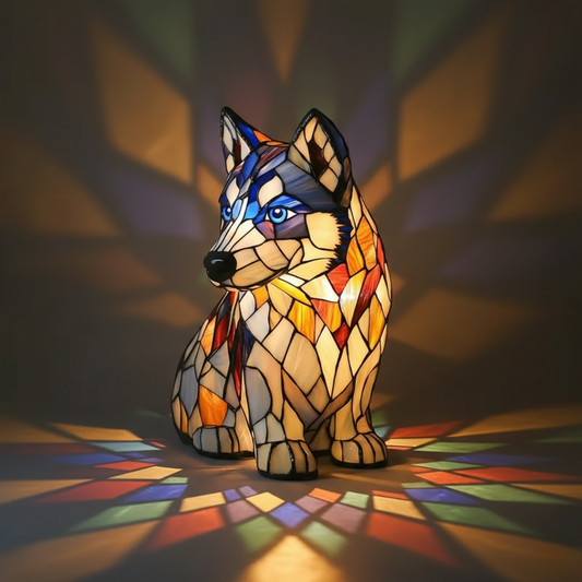 Husky – Figura luminosa decorativa