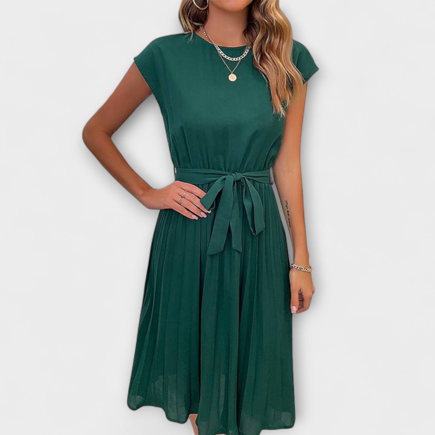 Elegante vestido midi