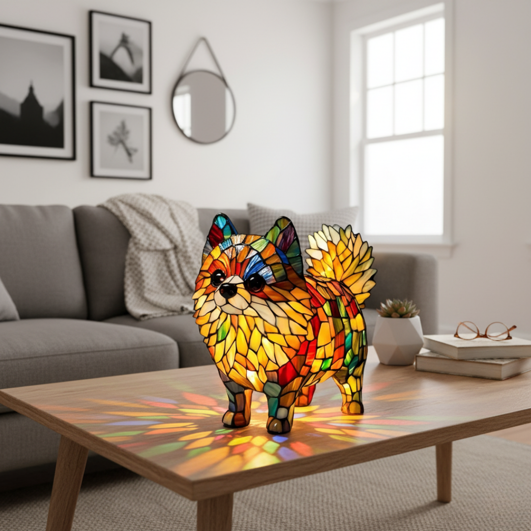 Pomerania – Figura luminosa decorativa