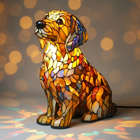 Buddy – Figura luminosa de perro Golden Retriever
