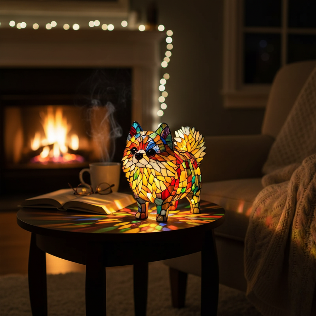 Pomerania – Figura luminosa decorativa