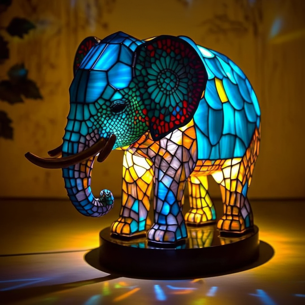 Elefante – Figura luminosa decorativa