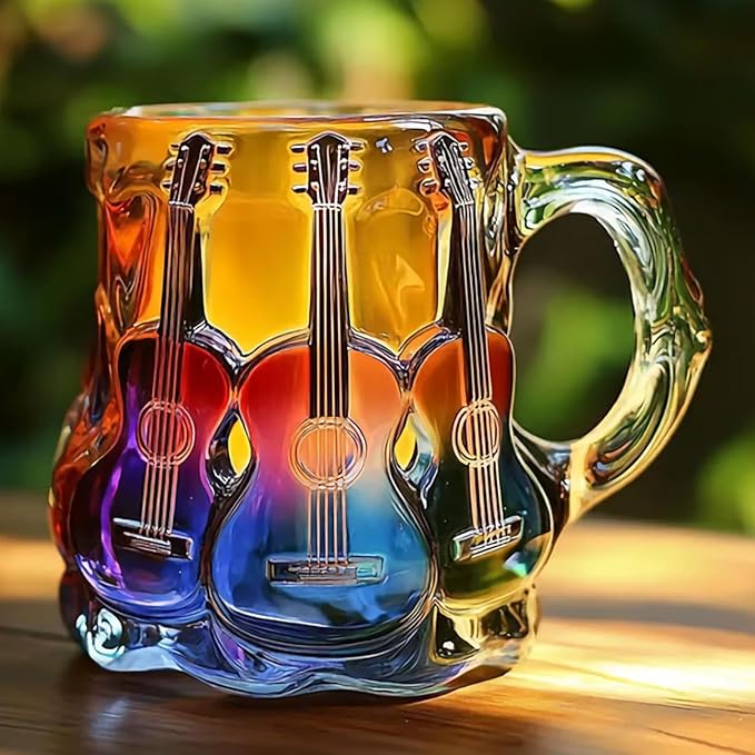 Guitarra – Taza 3D con diseño de guitarra