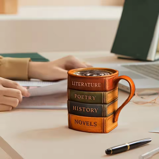 Refugio – Taza 3D para amantes de los libros
