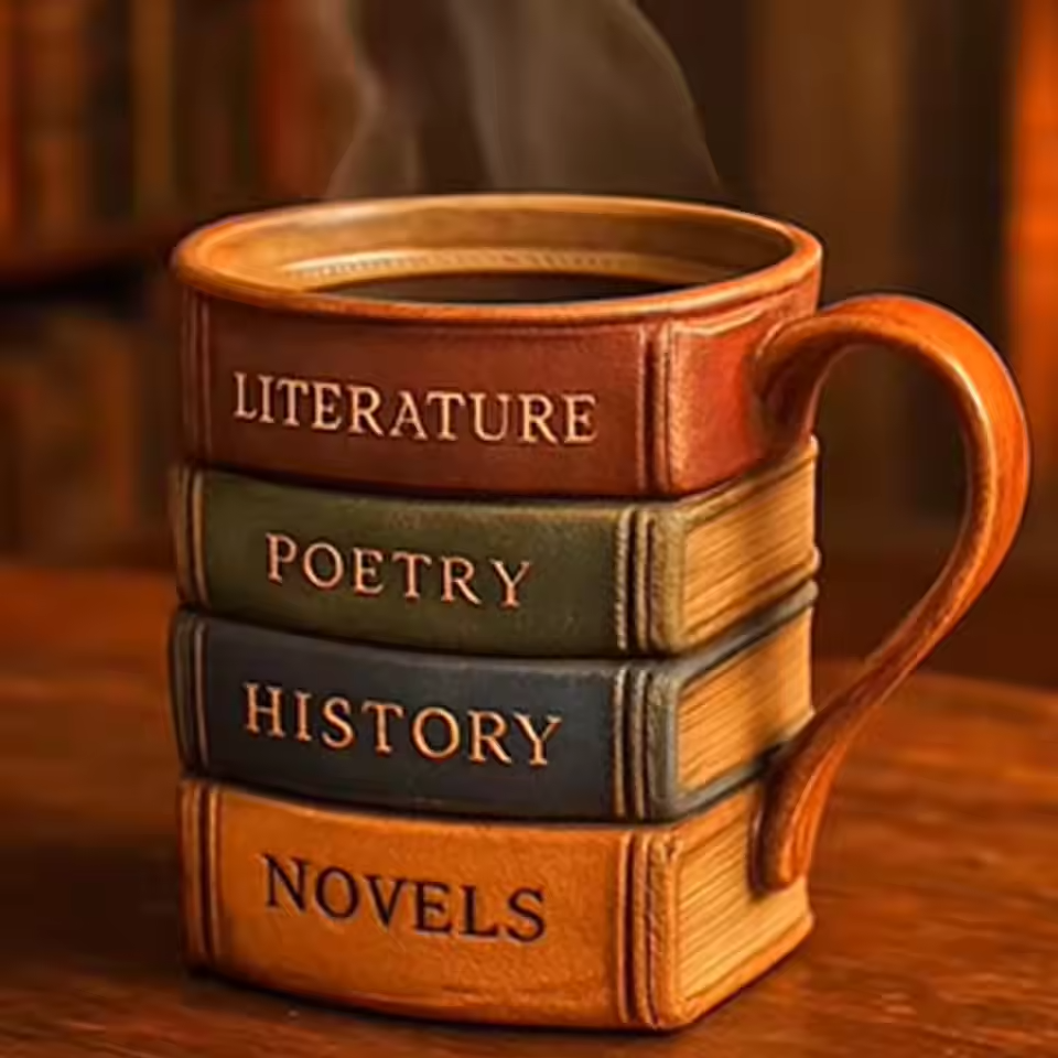 Refugio – Taza 3D para amantes de los libros
