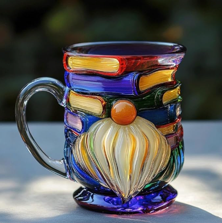 Duendes – Taza 3D artesanal para amantes de los libros