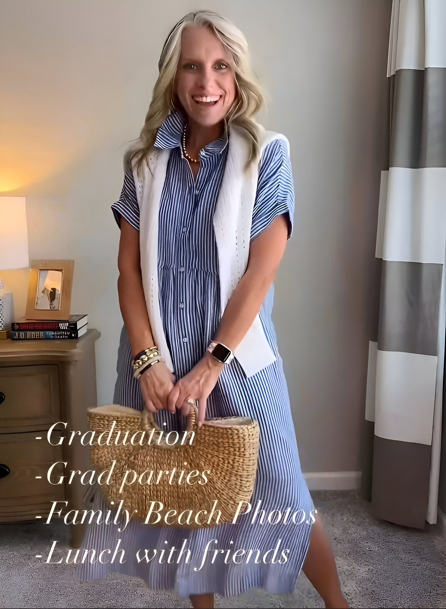 Fioria – Vestido a rayas