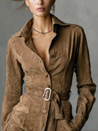 Celia – Vestido de suede