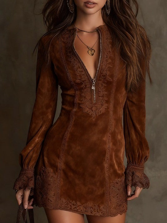 Addison – Vestido de suede