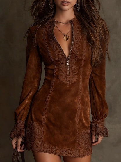 Addison – Vestido de suede