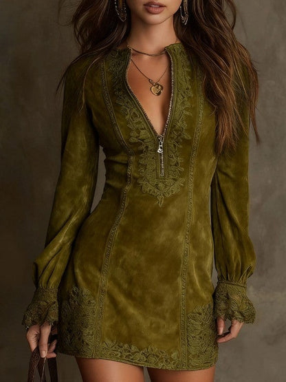 Addison – Vestido de suede